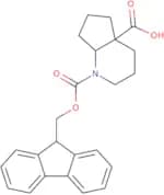 rac-(4aR,7aS)-1-{[(9H-Fluoren-9-yl)methoxy]carbonyl}-octahydro-1H-cyclopenta[b]pyridine-4a-carboxy…