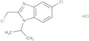 5-Chloro-2-(chloromethyl)-1-(propan-2-yl)-1H-1,3-benzodiazole hydrochloride