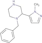 1-Benzyl-2-(1-methyl-1H-pyrazol-5-yl)piperazine