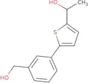 1-{5-[3-(Hydroxymethyl)phenyl]thiophen-2-yl}ethan-1-ol