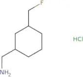 rac-[(1R,3S)-3-(Fluoromethyl)cyclohexyl]methanamine hydrochloride