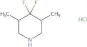 rac-(3R,5S)-4,4-Difluoro-3,5-dimethylpiperidine hydrochloride