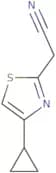 2-(4-Cyclopropyl-1,3-thiazol-2-yl)acetonitrile