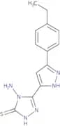 4-Amino-5-[3-(4-ethylphenyl)-1H-pyrazol-5-yl]-4H-1,2,4-triazole-3-thiol