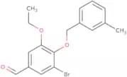3-Bromo-5-ethoxy-4-((3-methylbenzyl)oxy)benzaldehyde
