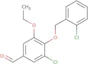 3-Chloro-4-[(2-chlorobenzyl)oxy]-5-ethoxybenzaldehyde