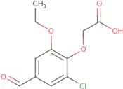 2-(2-Chloro-6-ethoxy-4-formylphenoxy)acetic acid