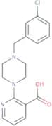 2-{4-[(3-Chlorophenyl)methyl]piperazin-1-yl}pyridine-3-carboxylic acid