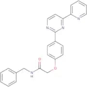 N-Benzyl-2-{4-[4-(2-pyridinyl)-2-pyrimidinyl]phenoxy}acetamide