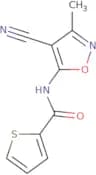 N-(4-Cyano-3-methyl-1,2-oxazol-5-yl)thiophene-2-carboxamide