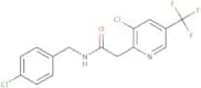 N-(4-Chlorobenzyl)-2-[3-chloro-5-(trifluoromethyl)-2-pyridinyl]acetamide