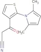3-[2-(2,5-Dimethyl-1H-pyrrol-1-yl)thiophen-3-yl]-3-oxopropanenitrile