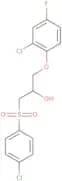 1-(2-Chloro-4-fluorophenoxy)-3-[(4-chlorophenyl)sulfonyl]-2-propanol