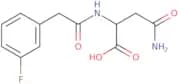 3-Carbamoyl-2-[2-(3-fluorophenyl)acetamido]propanoic acid
