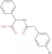 2-[2-(4-Bromophenyl)acetamido]-2-phenylacetic acid