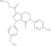 ethyl 6-(4-aMinophenyl)-1-(4-Methoxyphenyl)-7-oxo-4,5,6,7-tetrahydro-1H-pyrazolo[3,4-c]pyridine-3-…