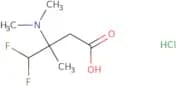3-(Dimethylamino)-4,4-difluoro-3-methylbutanoic acid hydrochloride