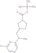tert-Butyl 3-{[(6-chloropyrazin-2-yl)(methyl)amino]methyl}pyrrolidine-1-carboxylate