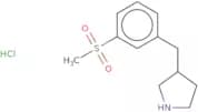 3-[(3-Methanesulfonylphenyl)methyl]pyrrolidine hydrochloride