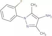 1-(2-Fluorophenyl)-3,5-dimethyl-1H-pyrazol-4-amine