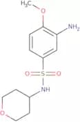 3-Amino-4-methoxy-N-(oxan-4-yl)benzene-1-sulfonamide