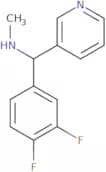 [(3,4-Difluorophenyl)(pyridin-3-yl)methyl](methyl)amine