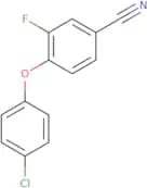 4-(4-Chlorophenoxy)-3-fluorobenzonitrile
