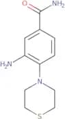 3-Amino-4-(thiomorpholin-4-yl)benzamide