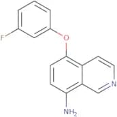 5-(3-Fluorophenoxy)isoquinolin-8-amine