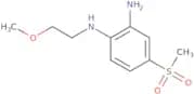 4-Methanesulfonyl-1-N-(2-methoxyethyl)benzene-1,2-diamine