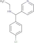 [(4-Chlorophenyl)(pyridin-3-yl)methyl](ethyl)amine