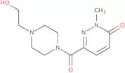 6-[4-(2-Hydroxyethyl)piperazine-1-carbonyl]-2-methyl-2,3-dihydropyridazin-3-one