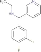 [(3,4-Difluorophenyl)(pyridin-3-yl)methyl](ethyl)amine