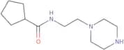 N-[2-(Piperazin-1-yl)ethyl]cyclopentanecarboxamide
