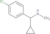 [(4-Chlorophenyl)(cyclopropyl)methyl](methyl)amine