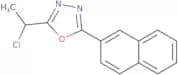 2-(1-Chloroethyl)-5-(naphthalen-2-yl)-1,3,4-oxadiazole