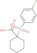 1-(4-Fluorobenzenesulfonyl)cyclohexane-1-carboxylic acid