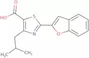 2-(1-Benzofuran-2-yl)-4-(2-methylpropyl)-1,3-thiazole-5-carboxylic acid