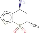 (2S,4S)-4-Amino-2-methyl-2H,3H,4H-1λ6-thieno[2,3-b]thiopyran-1,1-dione