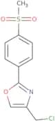 4-(Chloromethyl)-2-(4-methanesulfonylphenyl)-1,3-oxazole