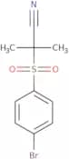 2-(4-Bromobenzenesulfonyl)-2-methylpropanenitrile
