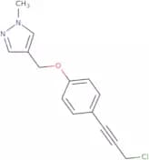 4-[4-(3-Chloroprop-1-yn-1-yl)phenoxymethyl]-1-methyl-1-pyrazole