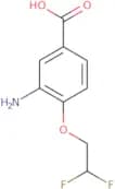 3-Amino-4-(2,2-difluoroethoxy)benzoic acid