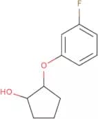 2-(3-Fluorophenoxy)cyclopentan-1-ol