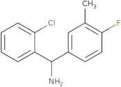 (2-Chlorophenyl)(4-fluoro-3-methylphenyl)methanamine