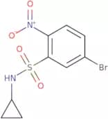 5-Bromo-N-cyclopropyl-2-nitrobenzene-1-sulfonamide