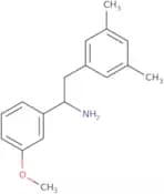 2-(3,5-Dimethylphenyl)-1-(3-methoxyphenyl)ethan-1-amine