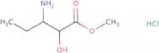 Methyl 3-amino-2-hydroxypentanoate hydrochloride