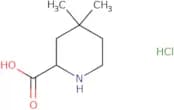 4,4-dimethylpiperidine-2-carboxylic acid hydrochloride