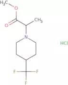 Methyl 2-[4-(trifluoromethyl)piperidin-1-yl]propanoate hydrochloride